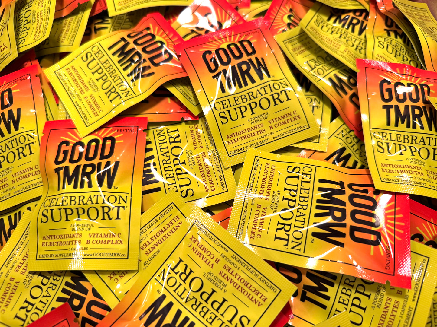 Celebration Support On-The-Go Packet | Keep the Buzz & Enjoy a Good Tomorrow