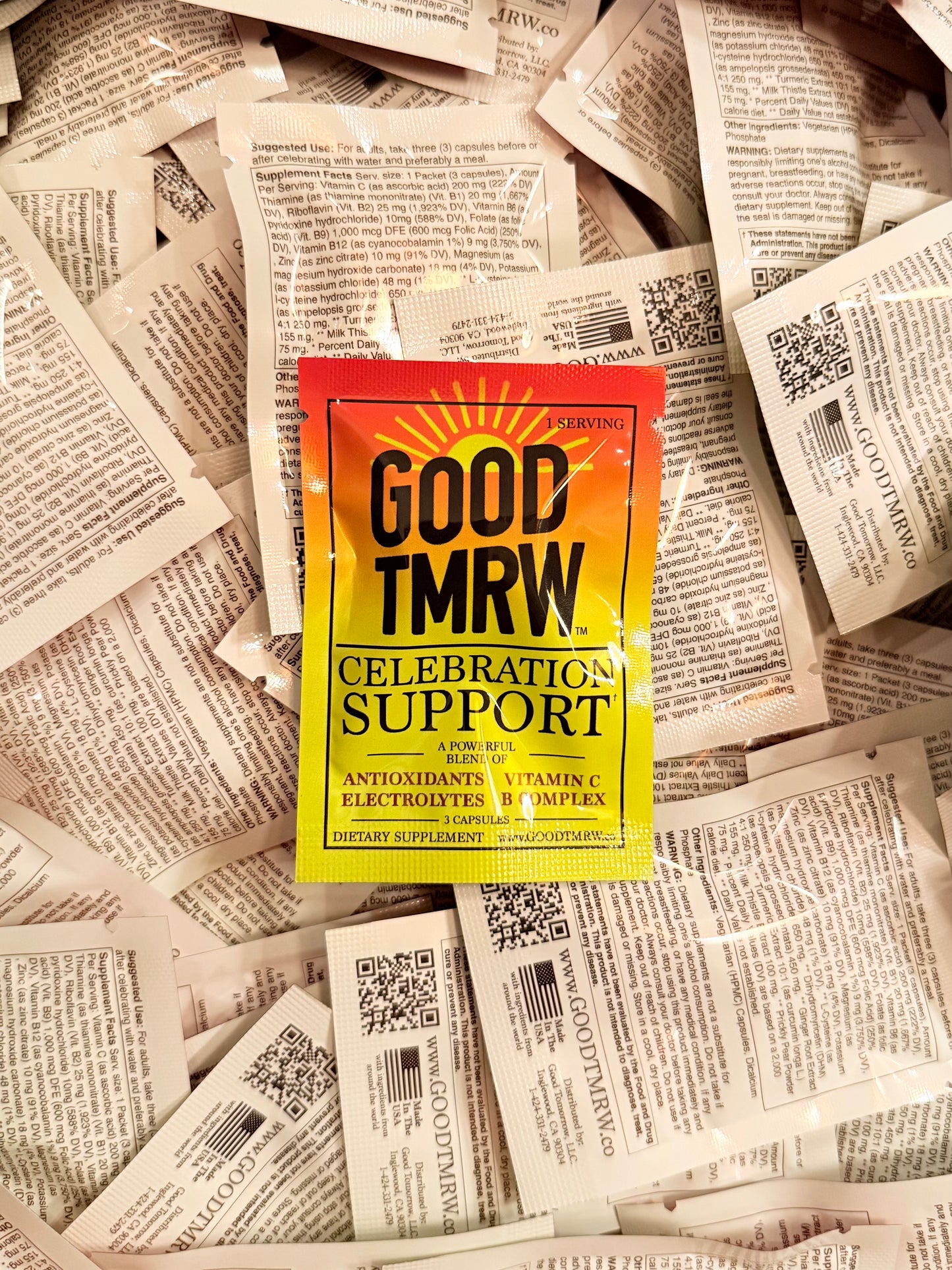 Celebration Support On-The-Go Packet | Keep the Buzz & Enjoy a Good Tomorrow