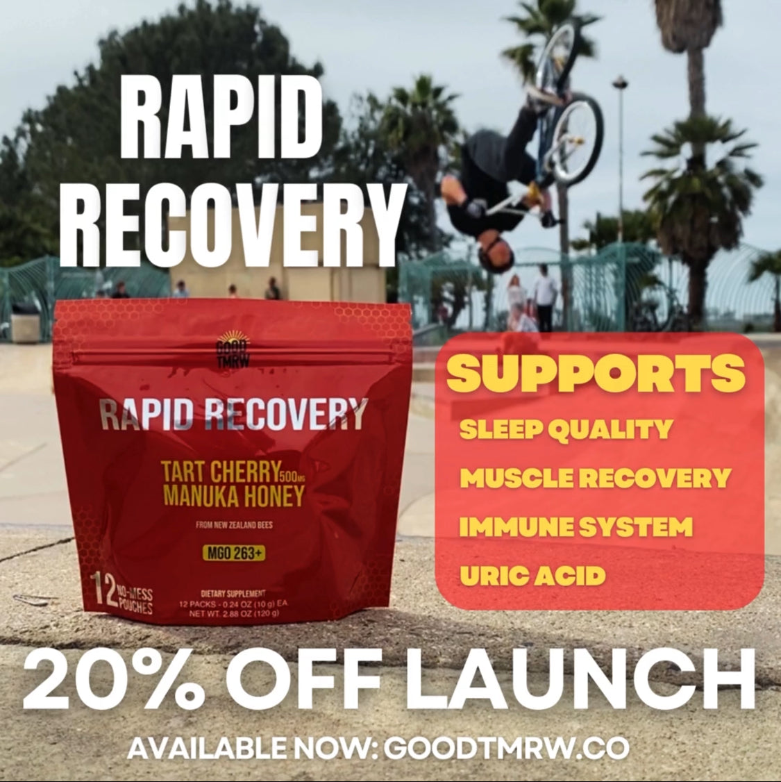Rapid Recovery - Muscle Recovery, Uric Acid, & Daily Wellness Support